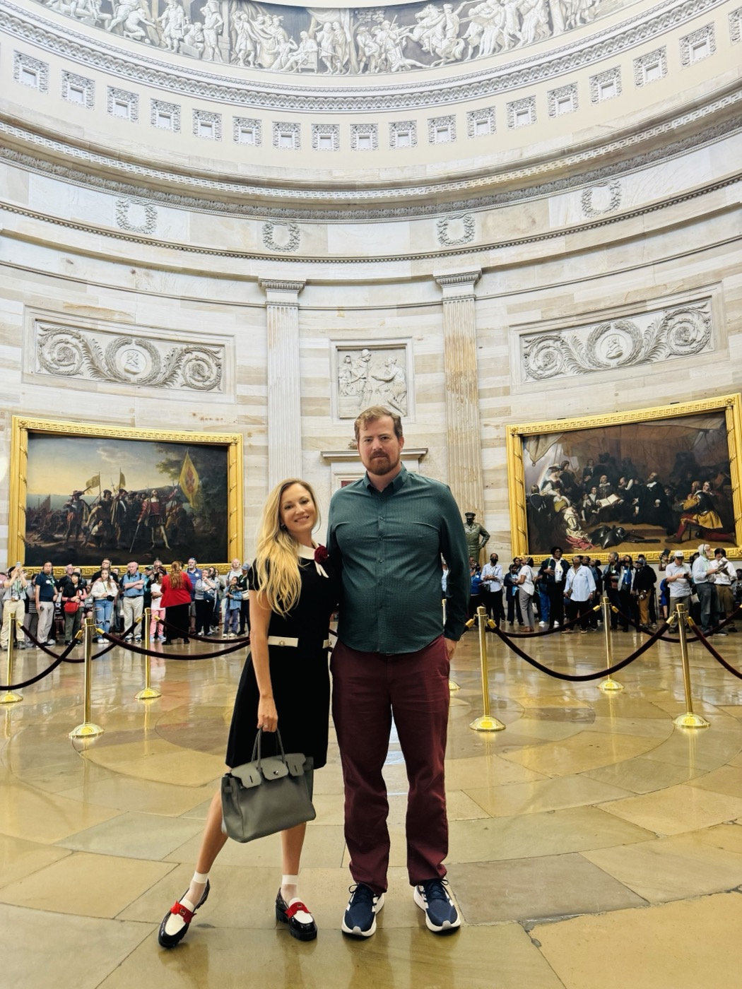 Seth and Maiia Church at the United States Capitol
