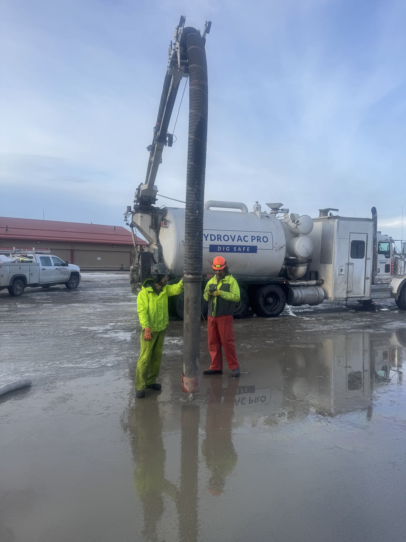 Hydrovac Pro crew at work