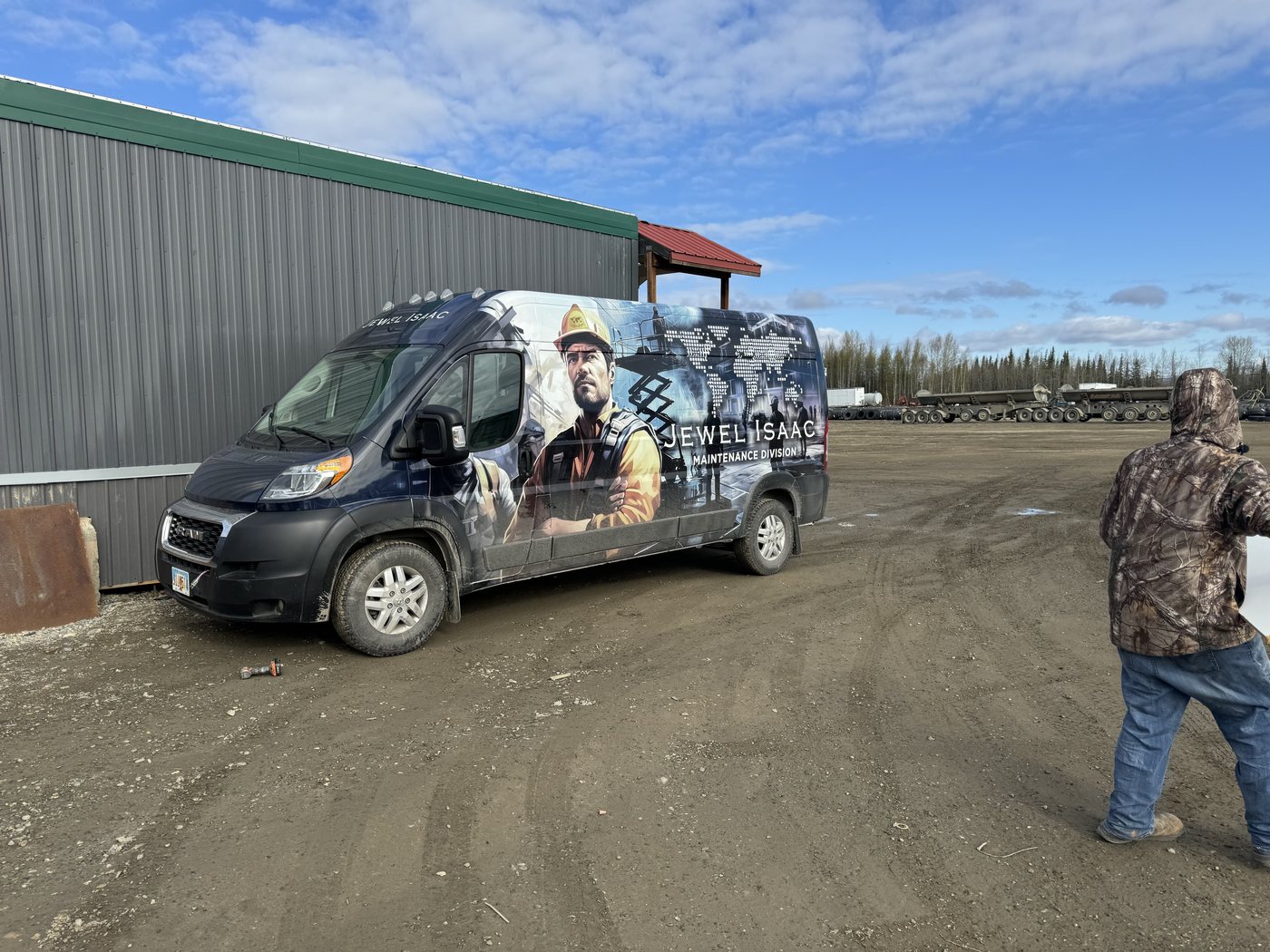 Jewel Isaac Maintenance Division van