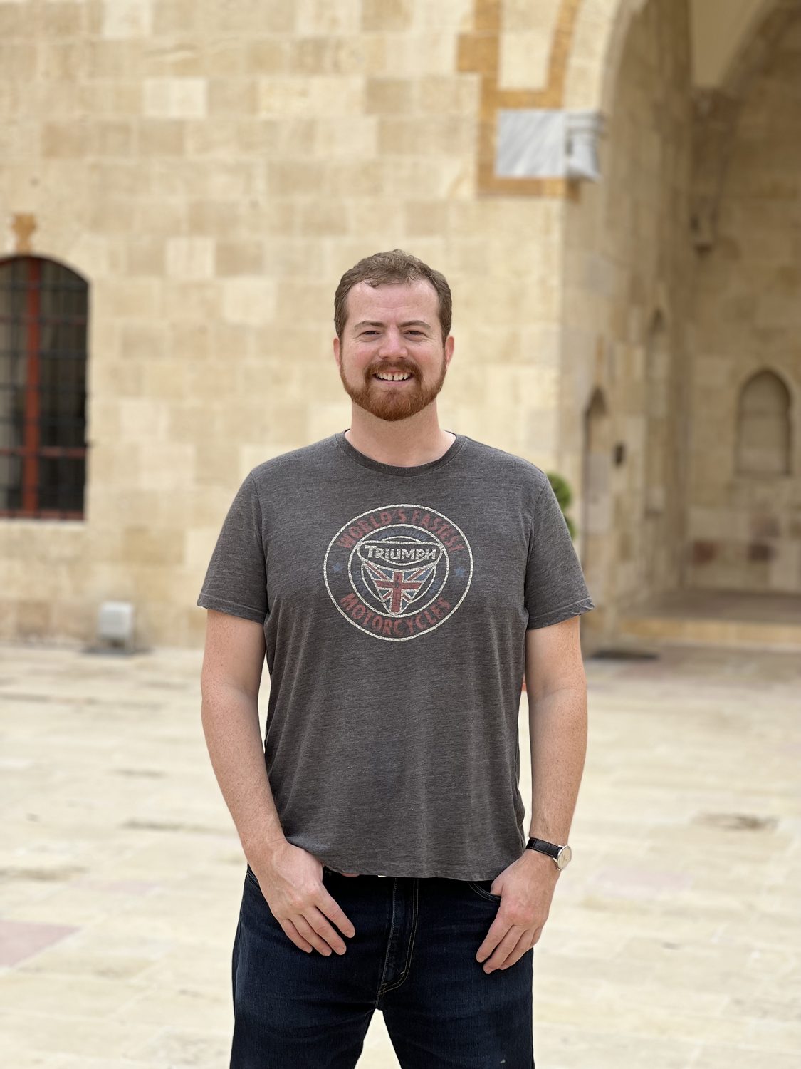 Seth Church traveling abroad